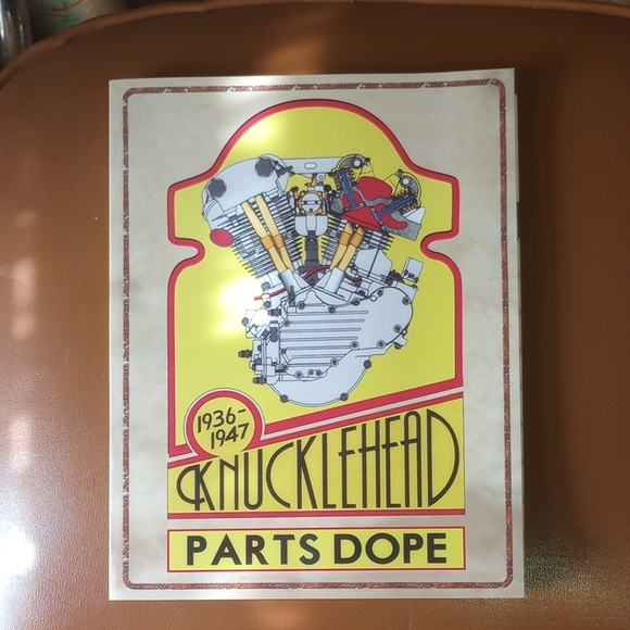 Knucklehead Parts Dope Vintage Motorcycle Lovers Book, 1936-1947 - Picture 1 of 2